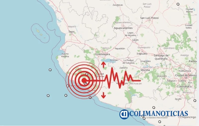 Ligeros sismos Manzanillo