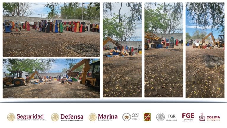 Mesa de Coordinación Estatal reporta la destrucción de 279 máquinas tragamonedas y 7 kg de droga