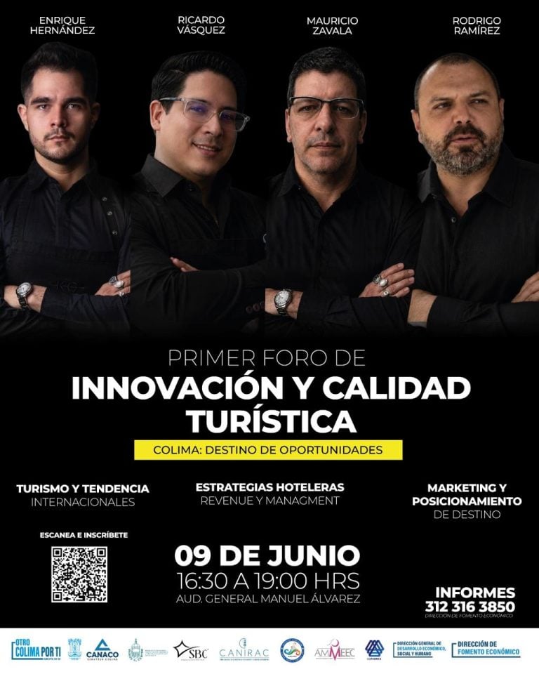 Municipio de Colima impulsa el turismo con su “Primer Foro de Innovación y Calidad Turística”