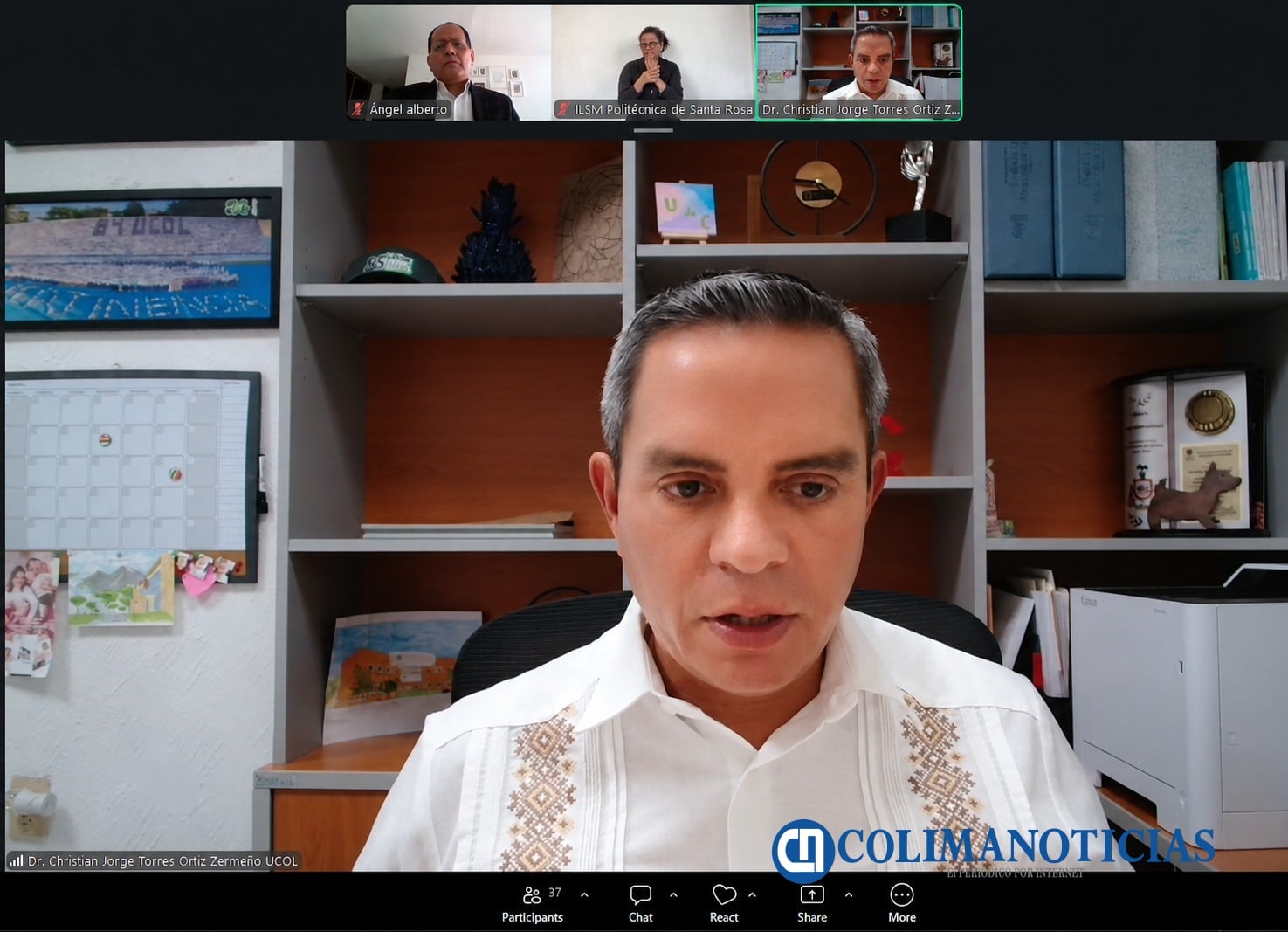 Participa UdeC en ecuentro nacional sobre desafíos de la inclusión en IES_Rector