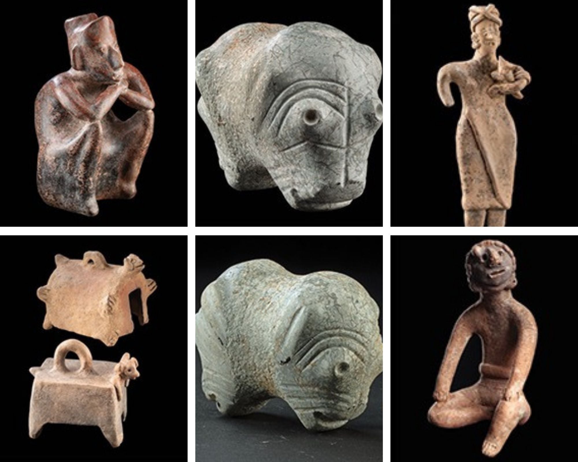 Piezas arqueológicas de Colima