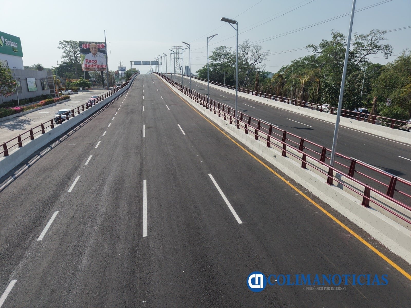Presume la SICT obra del Puente “Celsa Virgen Pérez” (Arco Norte), en Colima