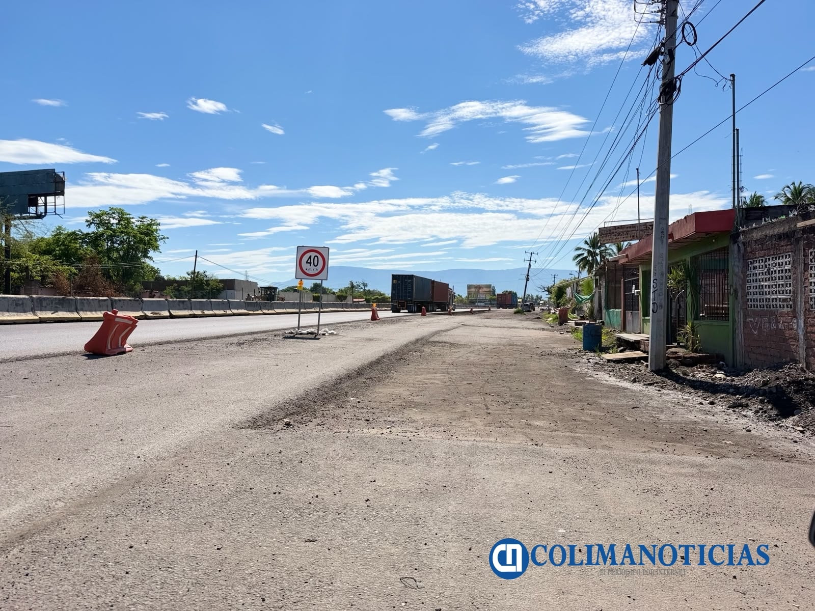 Tramo de la ampliación de la autopista Armería–Tecomán