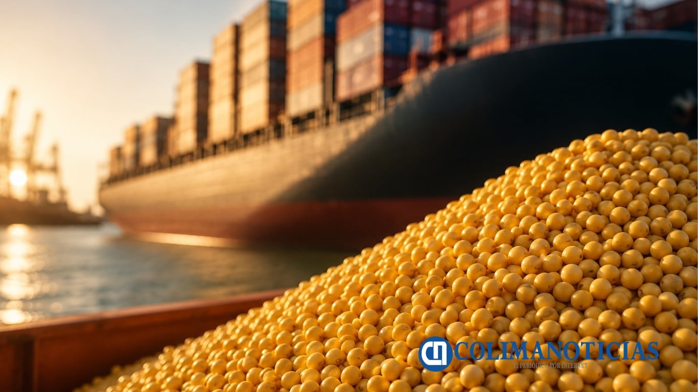 carga agrícola en el Puerto de Manzanillo