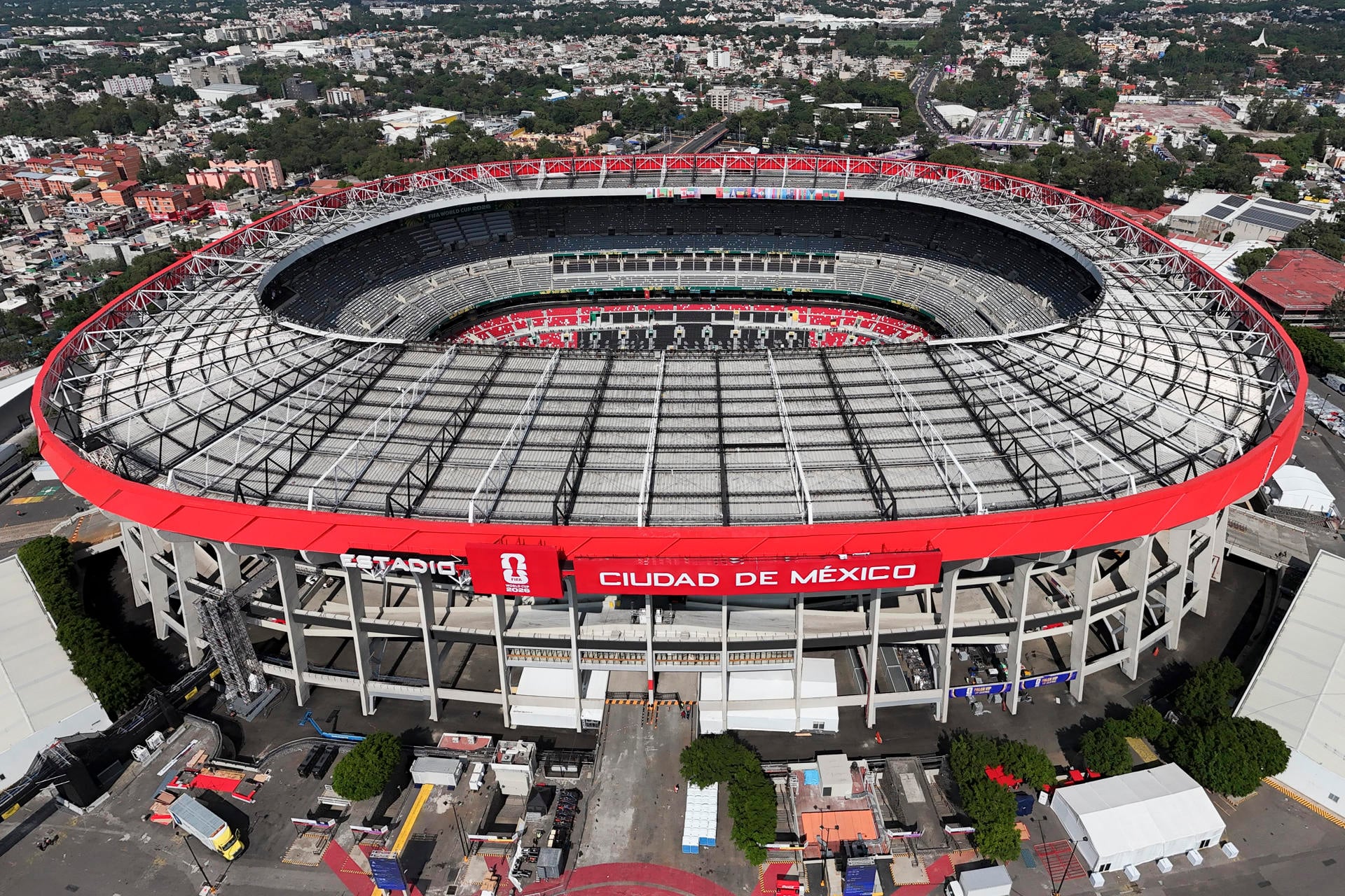 El estadio Ciudad de México listo para la inauguración de la Copa Mundial de FIFA 2026