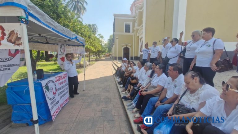 Comitiva de “Jubilados Pie de Lucha” Colima viajará a megaplantón nacional frente a la SCJN