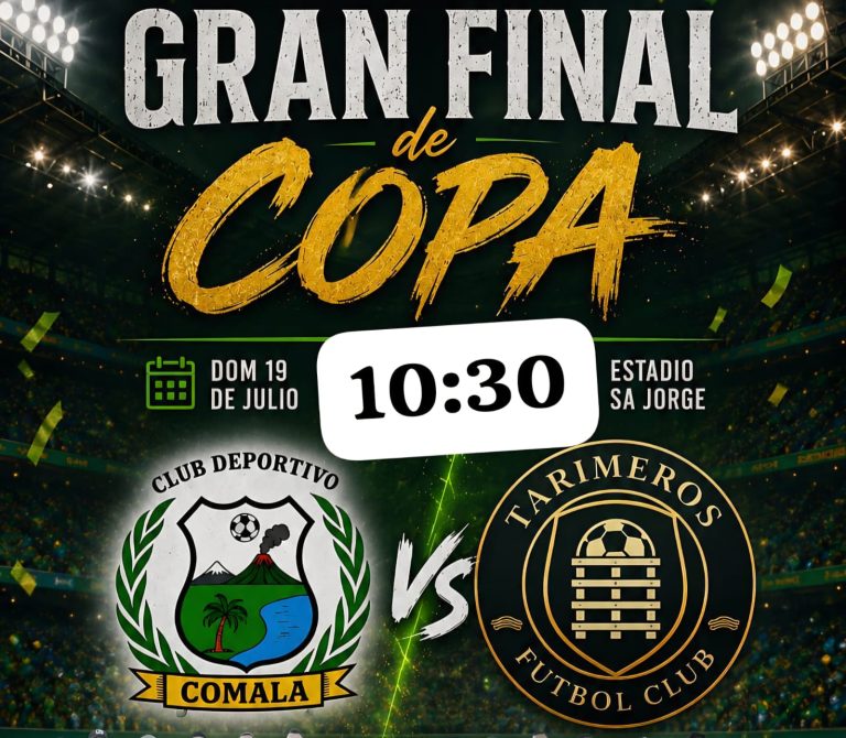 Este domingo Copa del futbol de la Primera División Amateur, entre Comala y Tarimeros