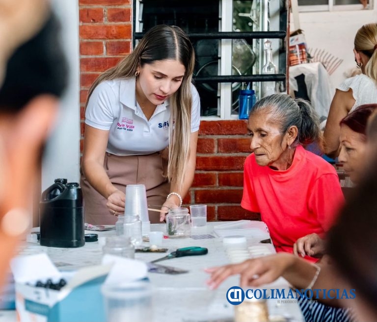 Impulsa la diputada Sofía Peralta el autoempleo con talleres gratuitos en las colonias de Villa de Álvarez
