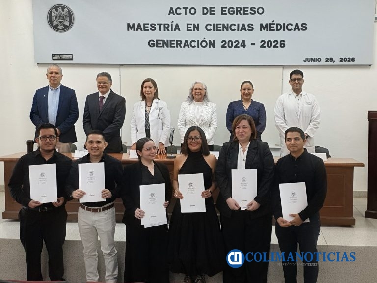 Egresa la generación 32 de la Maestría en Ciencias Médicas de la Universidad de Colima