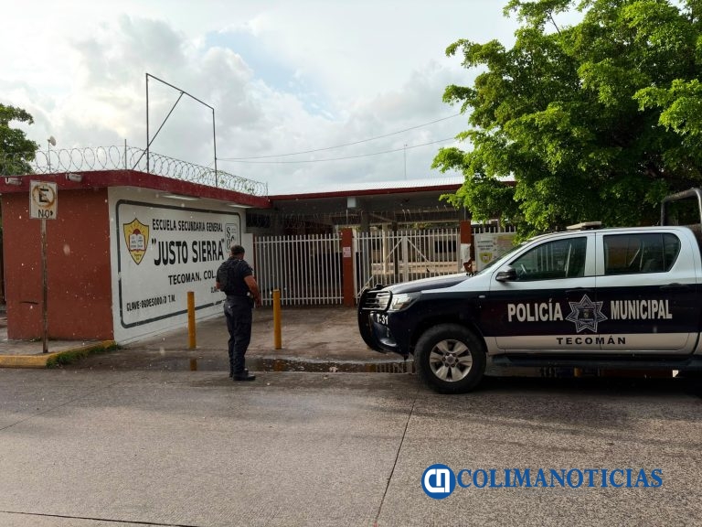 Buscan evitar robos en escuelas de Tecomán; exhortan a reportar cualquier actividad sospechosa
