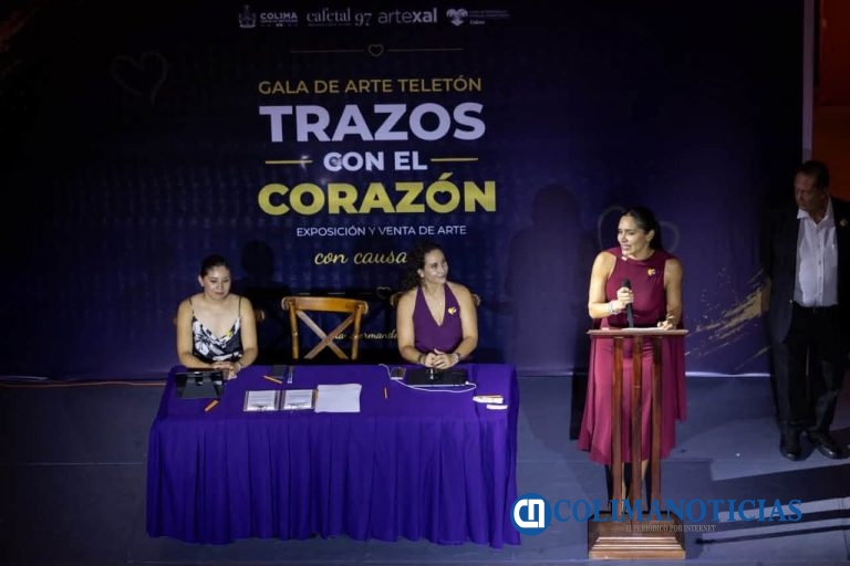 Gobierno de Indira Vizcaíno impulsa recaudación para CRIT Colima con Gala de Arte Teletón; logran más de 450 mil pesos