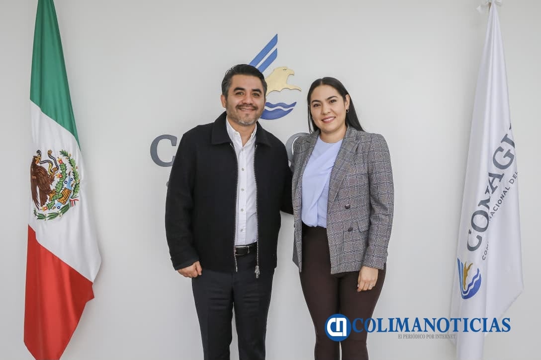 Indira Vizcaíno y titular de Conagua revisan avances del Acueducto de Colima y la Presa Derivadora en Armería