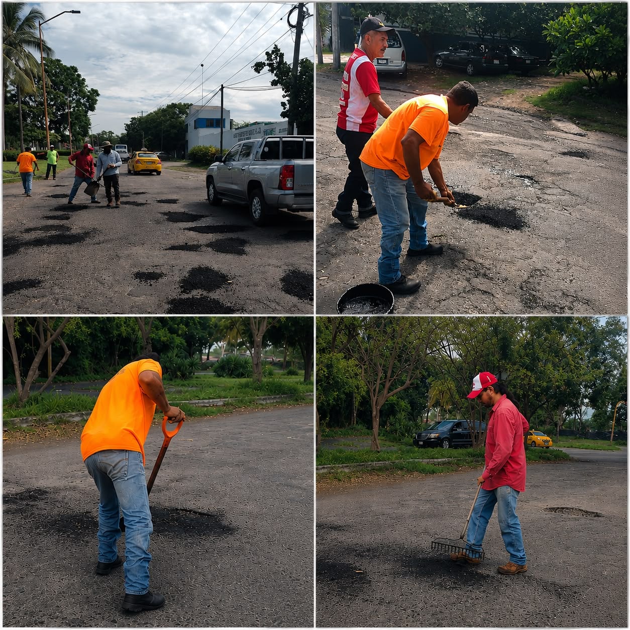 Mantenimiento diario a las calles del municipio