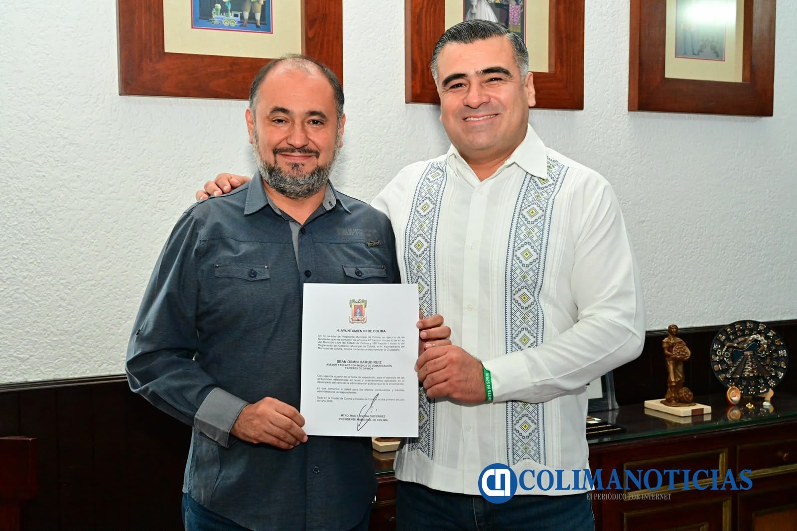 Nombró Riult Rivera a Sean Osmin Hamud Ruiz como asesor y enlace con medios de comunicación