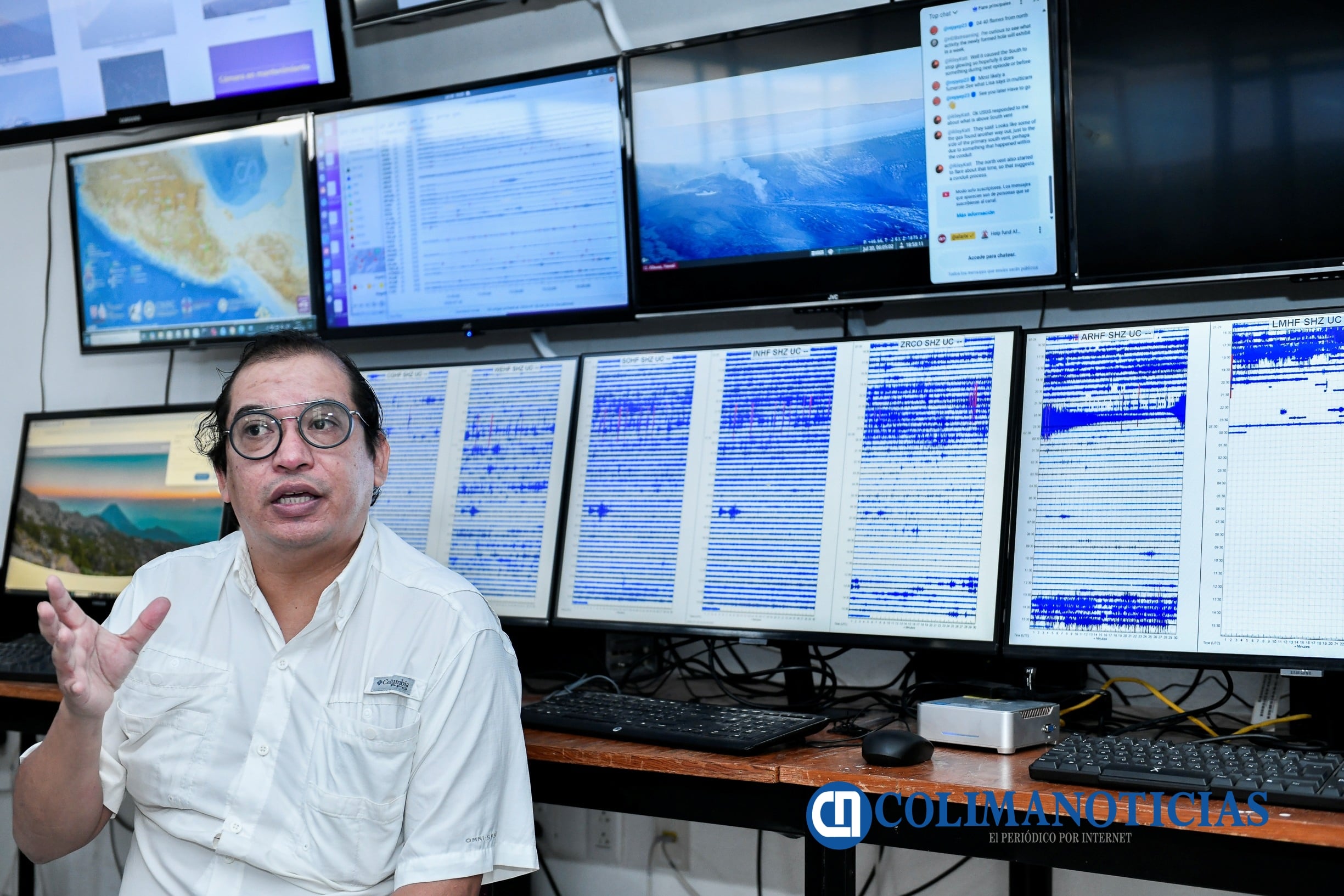 Participa UdeC en Simulacro de erupción Volcánica