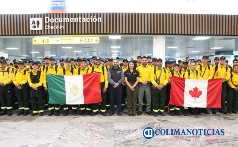 Representación colimense participará en el combate de incendios forestales en Canadá
