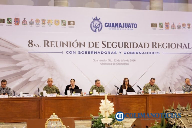 Gobernadora Indira Vizcaíno participó en la 8ª Reunión de Seguridad Regional, en Guanajuato