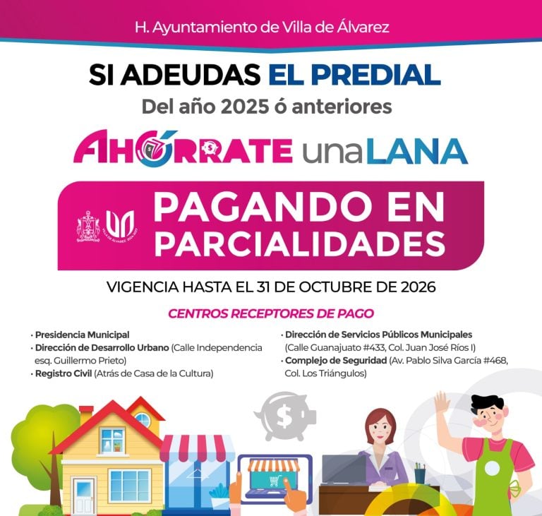 Si adeudas el Predial en VdeA puedes pagar en parcialidades