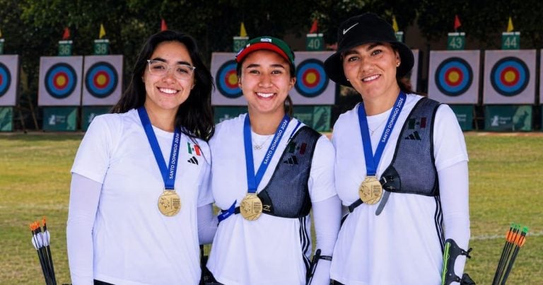 México conquista el oro en tiro con arco femenil por equipos en Santo Domingo 2026 