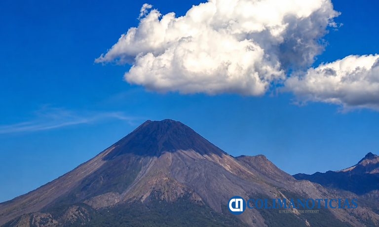 Volcán de Colima se mantiene estable y con baja actividad: UEPC