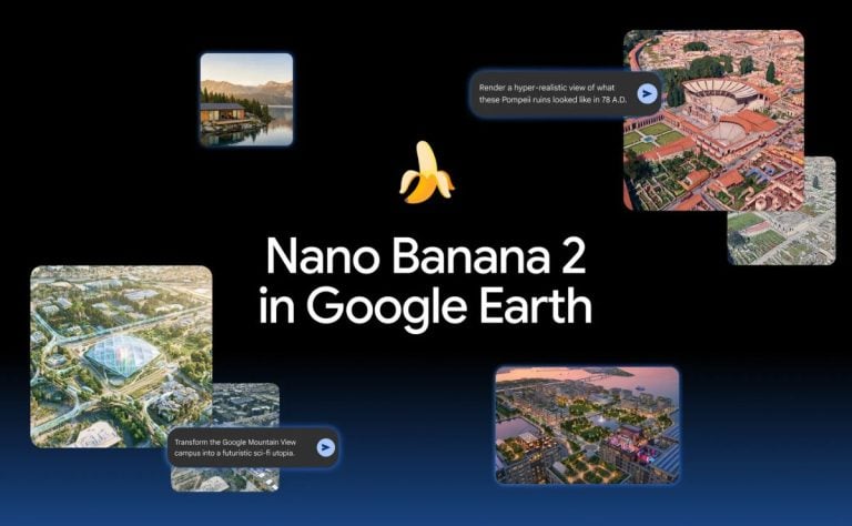 Explora, diseña y crea: Google Earth integra Nano Banana