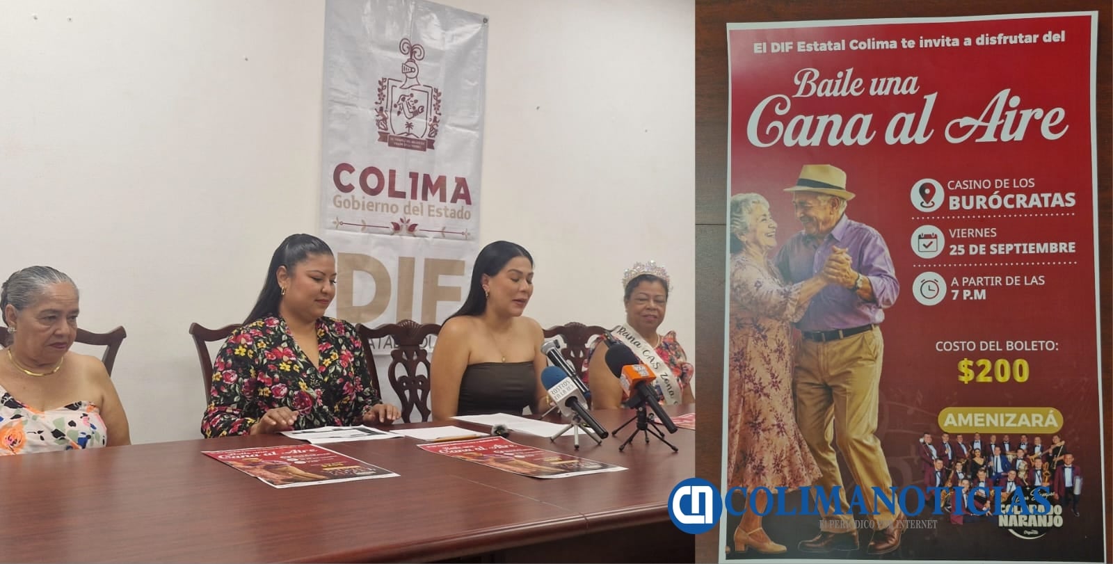Baile Una Cana al Aire será el 25 de septiembre en Casino Burócratas