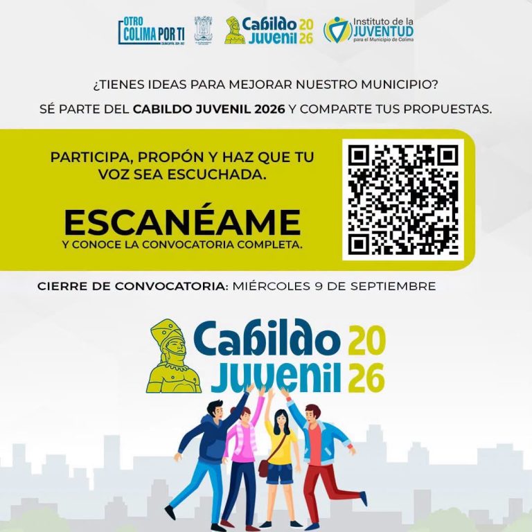 Cabildo Juvenil 2026: Colima abre sus puertas a la voz de las y los jóvenes