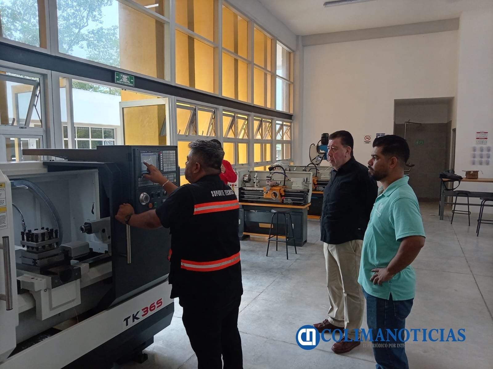 Capacitan a docentes en manejo de equipo para electromecánica_c