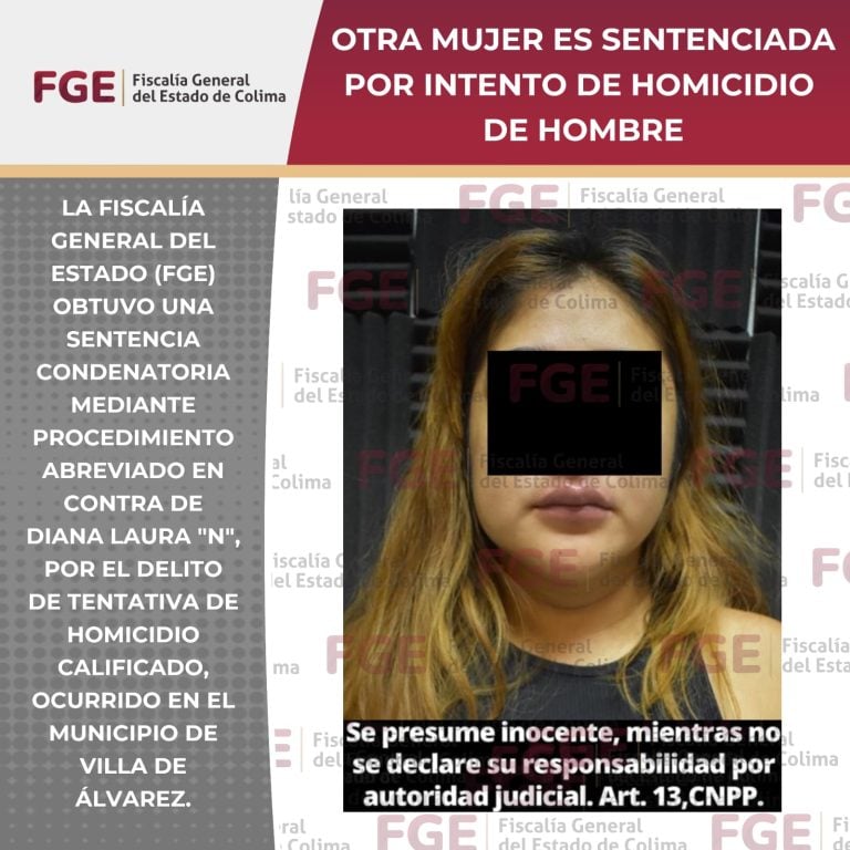 Otra mujer es sentenciada por intento de homicidio de hombre