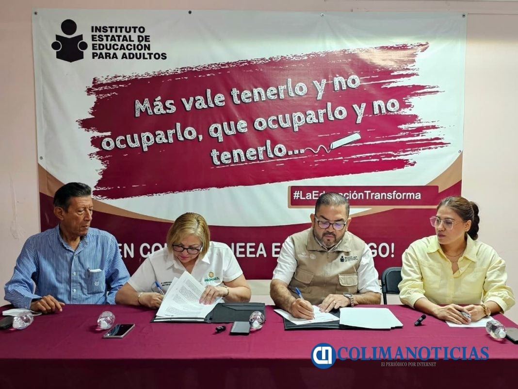 Firman convenio IEEA y Pronaes
