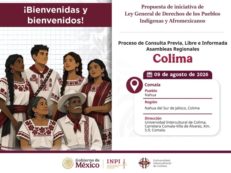 INPI realizará consulta a comunidades indígenas y afromexicanas este domingo en la UIC