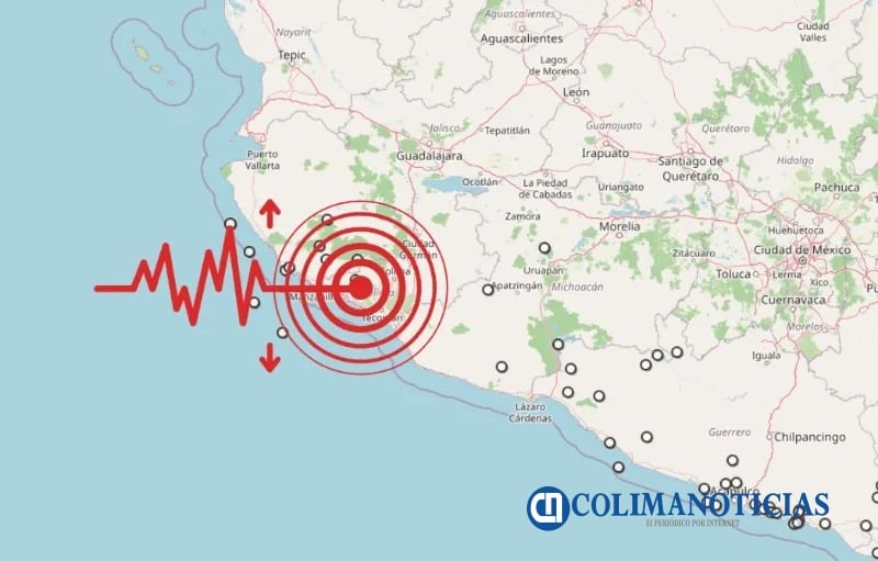 Ligero sismo en Manzanillo