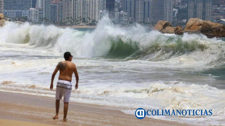 Mar de fondo nace lejos de las costas: biólogo