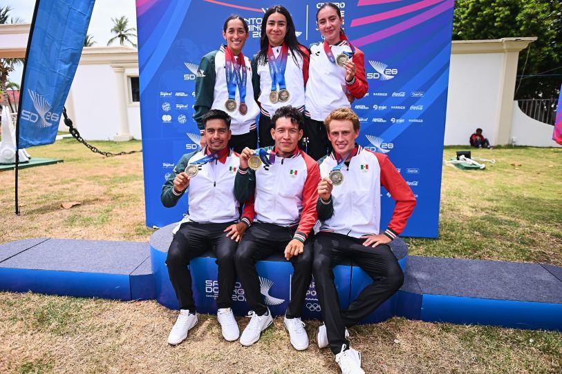 México domina el triatlón y conquista cuatro medallas de oro en los Centroamericanos 2026