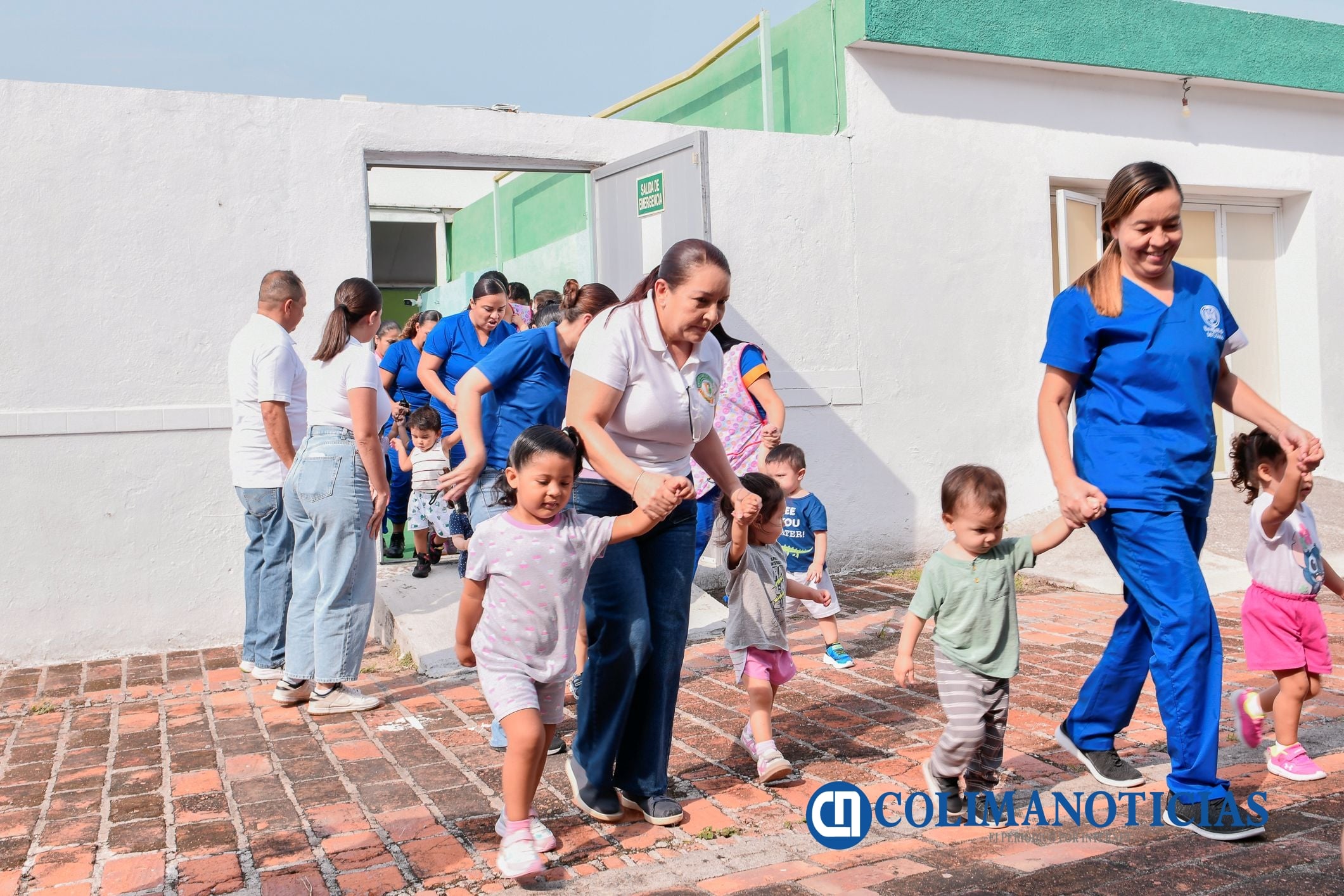 Realiza UdeC simulacro de incendio en la Estancia Infantil_f