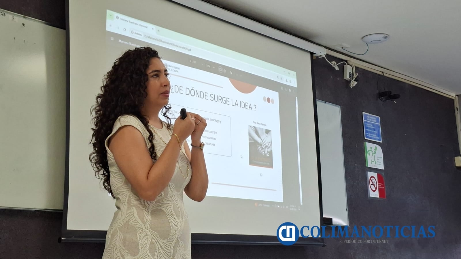 Vuelan al buentrato, en la Facultad de Telemática_Mariana