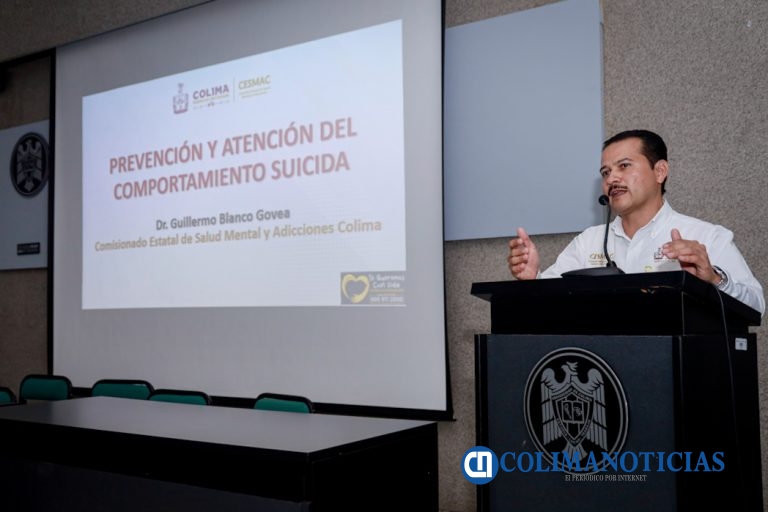 Colima fortalece prevención del suicidio con observatorio y Código 100