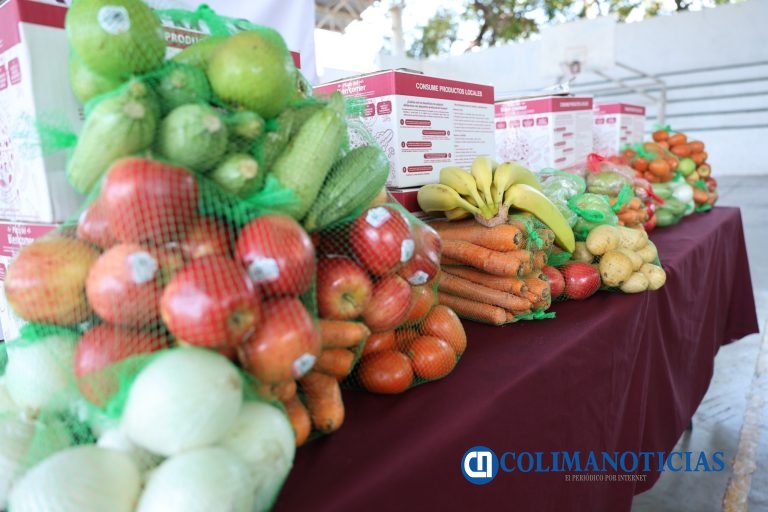 DIF Estatal Colima duplicará canastas alimentarias para familias de Ixtlahuacán