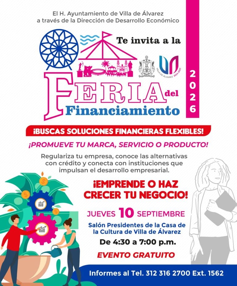 ‎Realizará Villa de Álvarez ‎Feria del Financiamiento