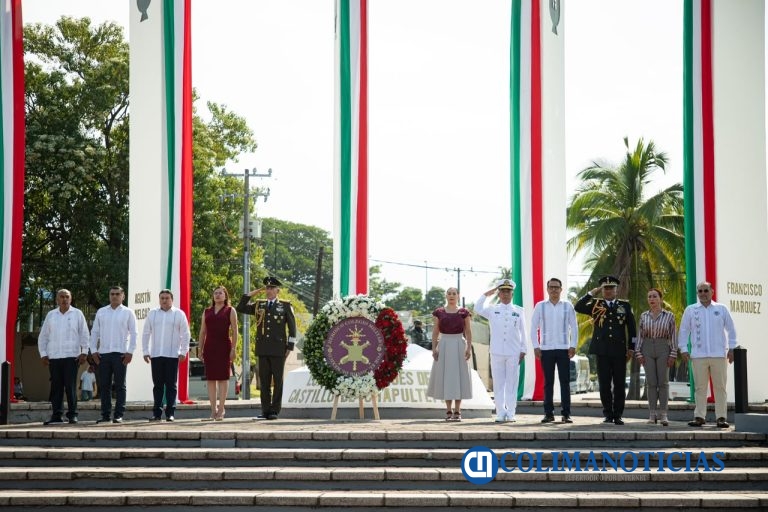 Gobernadora Indira Vizcaíno presidió la Ceremonia del 179 Aniversario de la Gesta de los Niños Héroes de Chapultepec