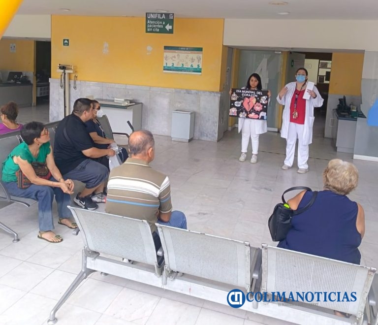 Promueve IMSS Colima hábitos saludables para proteger la salud del corazón