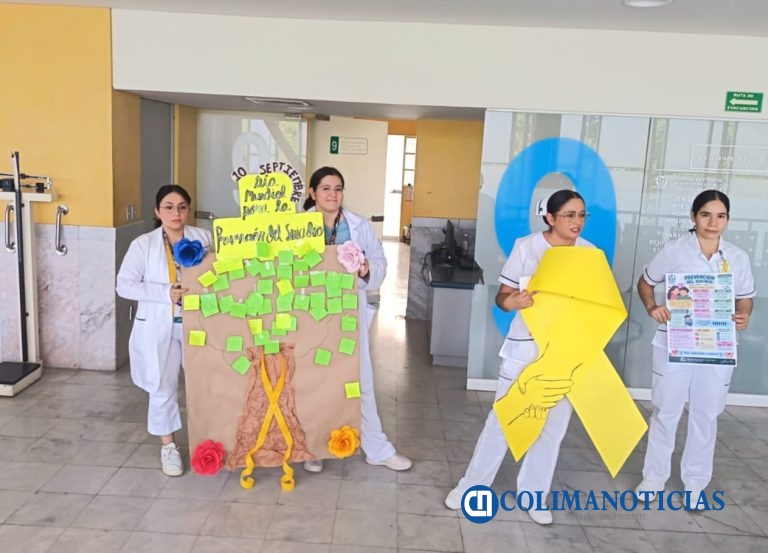 Impulsa IMSS Colima acciones para prevenir la conducta suicida y fortalecer la salud mental