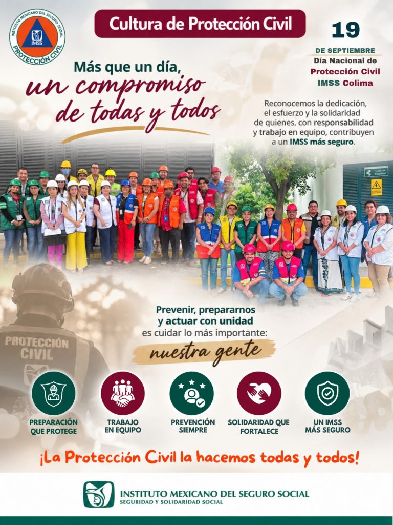 Refuerza IMSS Colima cultura de prevención y respuesta ante emergencias