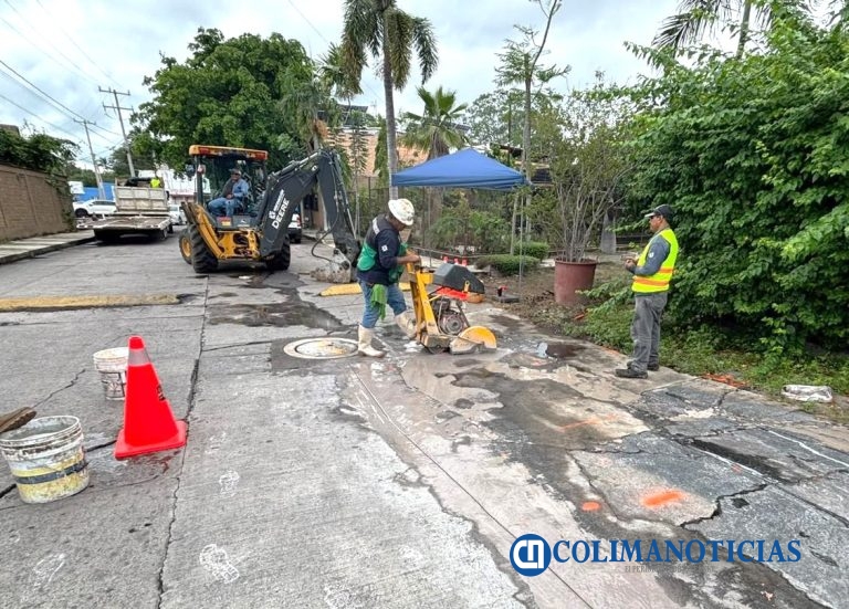 Gobierno del Estado de Colima inicia construcción de Colector Central para mejorar el drenaje sanitario en la capital