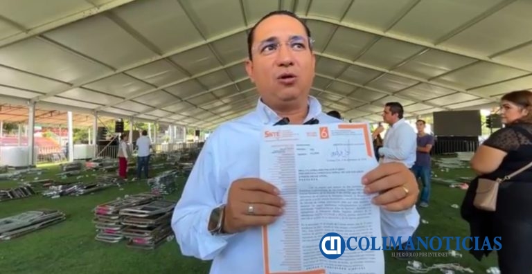 Rivera Huezo entrega documento a Sheinbaum para resolución de adeudos a trabajadores de media superior