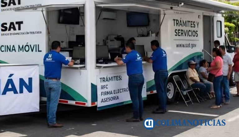 Oficina Móvil del SAT dará servicio en Ixtlahuacán del 7 al 10 de septiembre