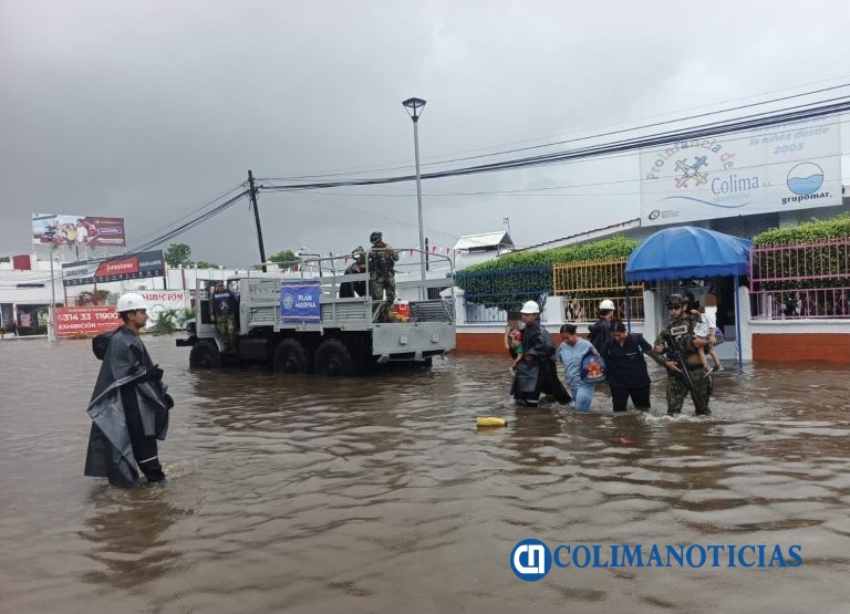 La Sexta Región Naval activa el Plan Marina en su Fase de Auxilio, en Manzanillo, Colima