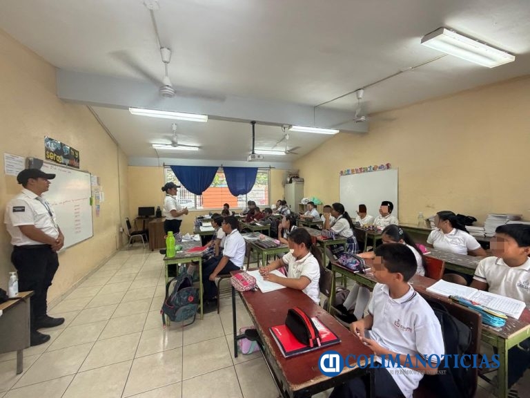 Continúa Policía Municipal de Colima acciones de prevención y proximidad en escuelas