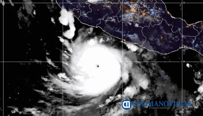 Baja de Categoría el Huracán "Polo"; recorrerá paralelamente las Costas del Pacifico
