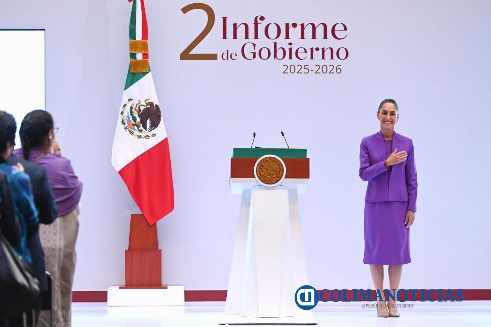 Presidenta Sheinbaum reafirma su respaldo al desarrollo del estado de Colima en su 2° Informe